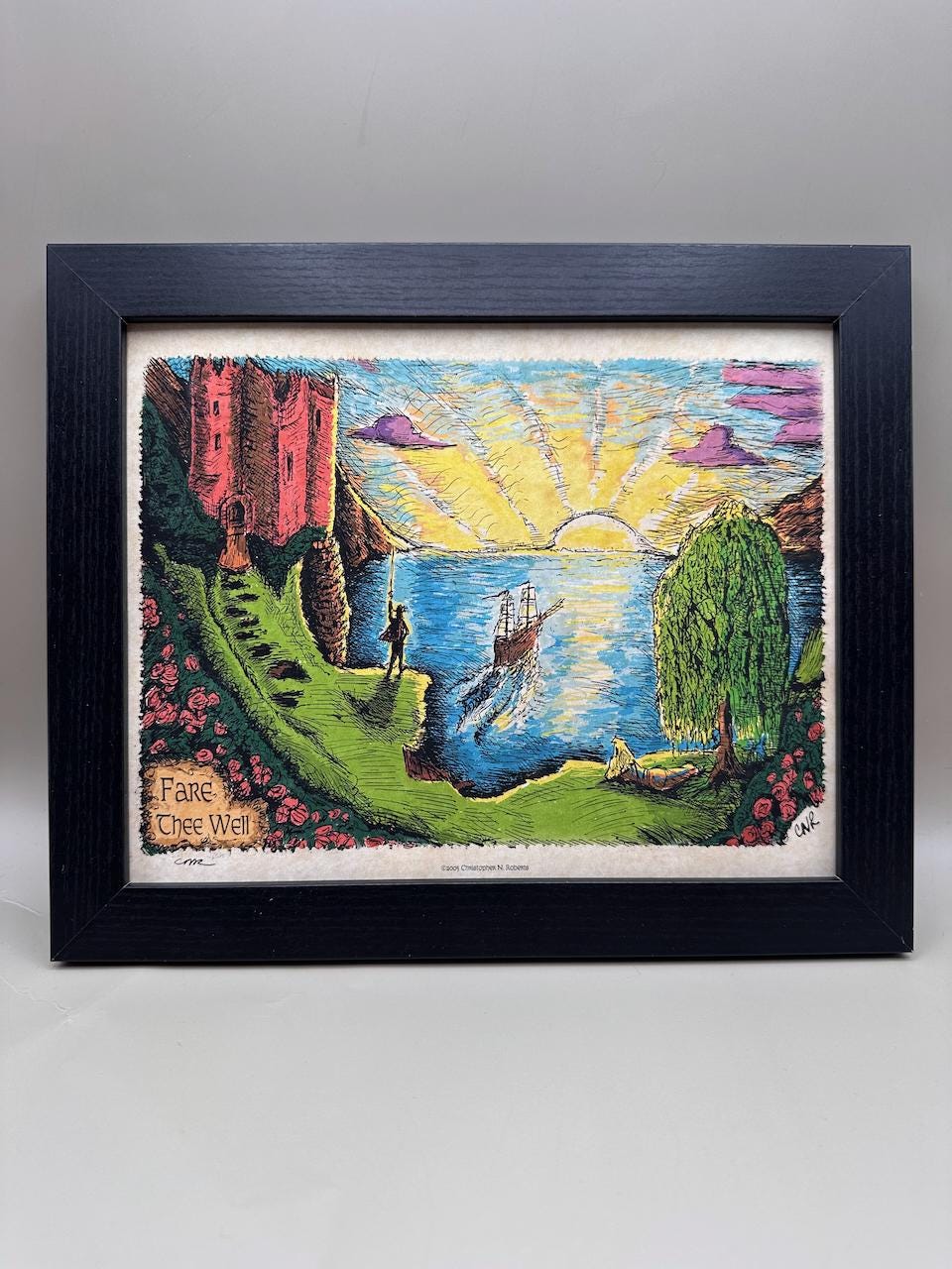 Fare Thee Well - Grateful Dead Fans - Brokedown Palace - Seaside Landscape | Art Print
