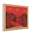 New Mexico (Lone) Rider Canvas Cowboy Print, Grateful Dead Music Lovers | Canvas Wall Art
