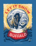 Buffalo Bills Bison Snow Globe  – Holiday Pen and Ink Poster | Art Print