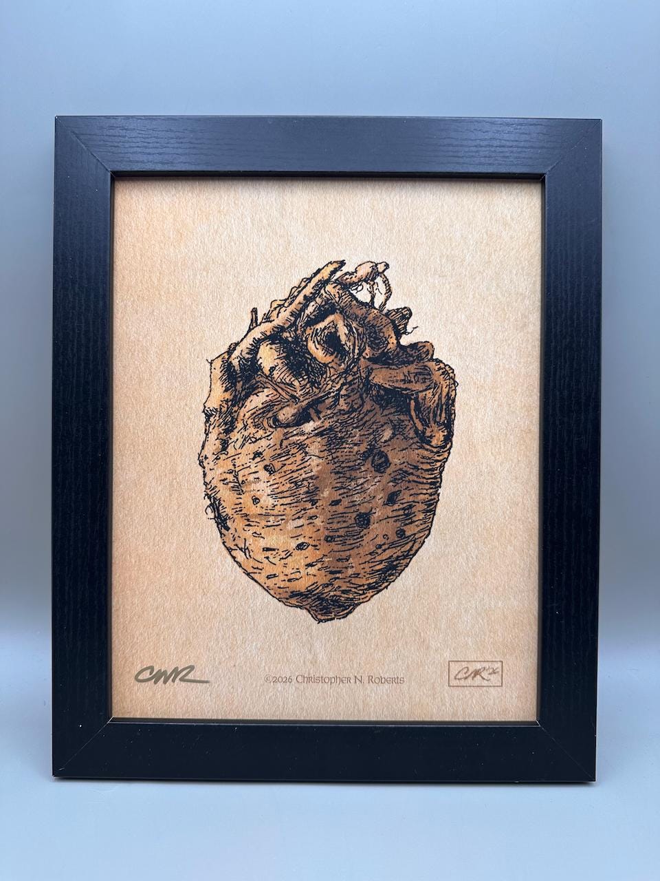 Celery Root Pen and Ink Study - Food Kitchen Illustration | Art Print